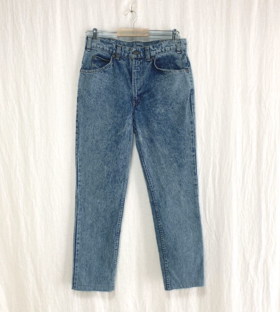 90s Levi's 505 オレンジタブ デニムパンツ W32×L34 リーバイス ジーンズ Gパン501 550 560 517 519_画像1