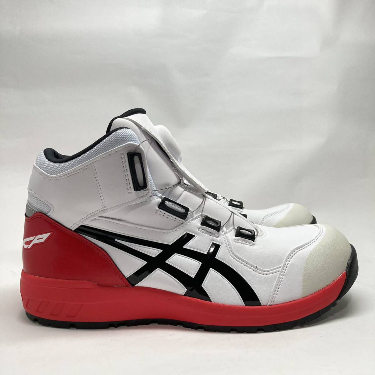 逸品】 即決!良好! asics 安全靴 ウィンジョブ CP304 BOA 1271A030 白