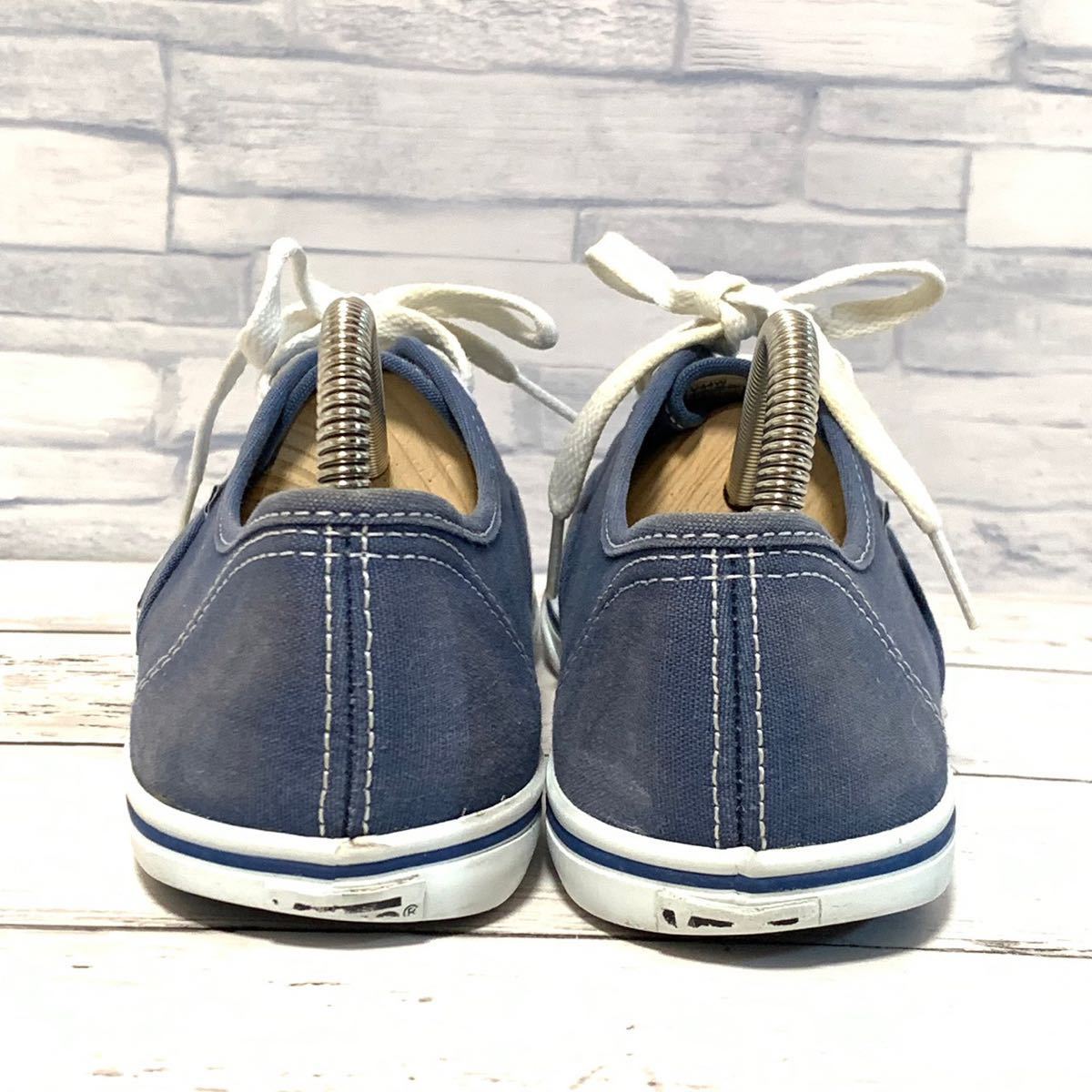 R4148bh【vans バンズ】24.5cm スニーカー レディース ネイビー ヴァンズ AUTHENTIC オーセンティック LP V44W NAVY 靴 スケボー_画像4