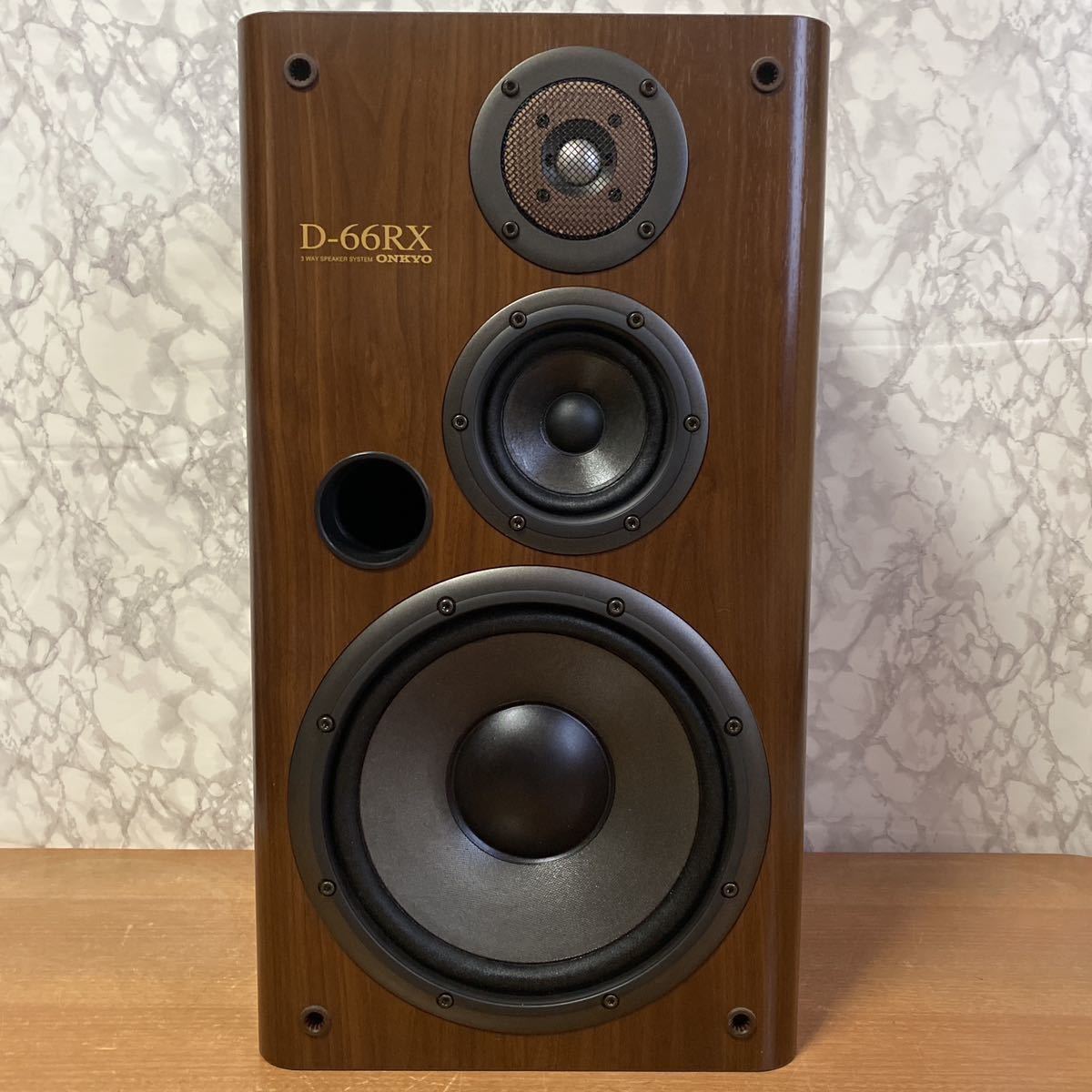 ONKYO D-66RX スコーカー 用 NEW クロス エッジ ブラック 2枚 実機装着確認済み！_画像2