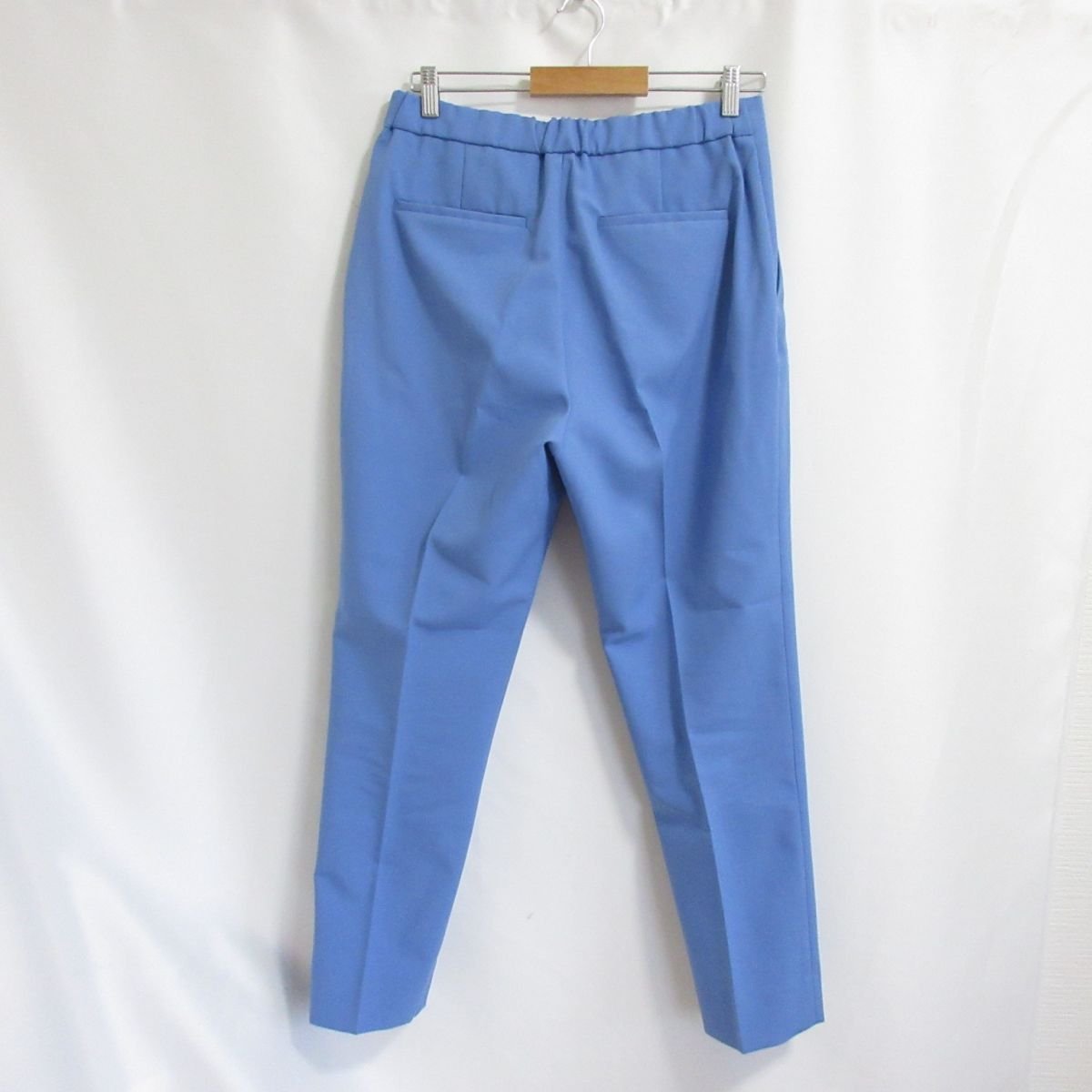  beautiful goods 22SS INED Ined high waist center Press tapered Easy pants slacks large size 13 number blue 074