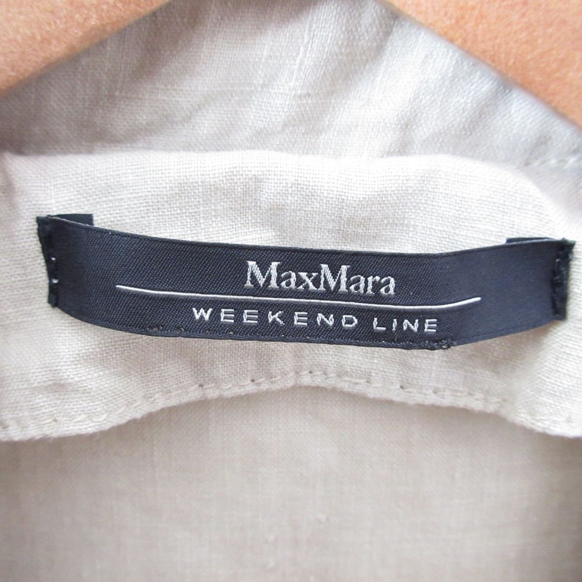 美品 Max Mara Weekend マックスマーラウィークエンド 七分袖 ベルト付き ロングコート スプリングコート キナリの画像10