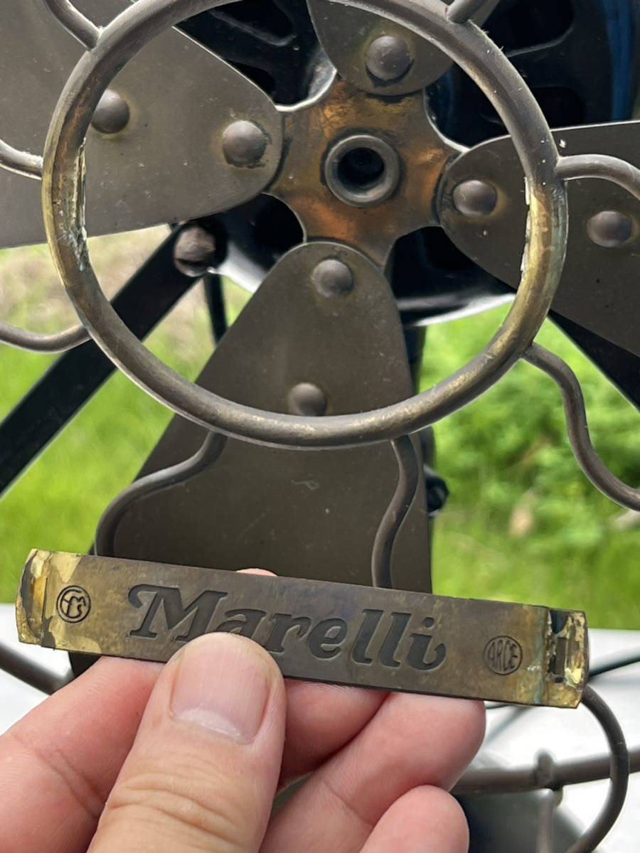 ビンテージ 扇風機 Ercole Marelli Vintage Electric Fan Italy 動作未確認　アンティーク雑貨　追加画像有