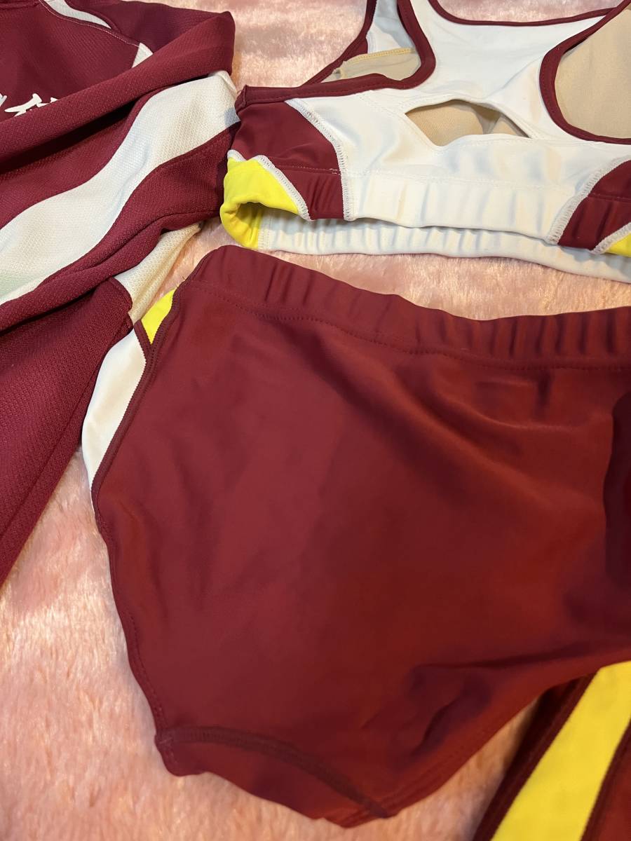 奈良県立畝傍高校 女子陸上部セパレートユニフォーム上下 奈良県立畝傍高校 女子陸上部セパレートユニフォーム上下