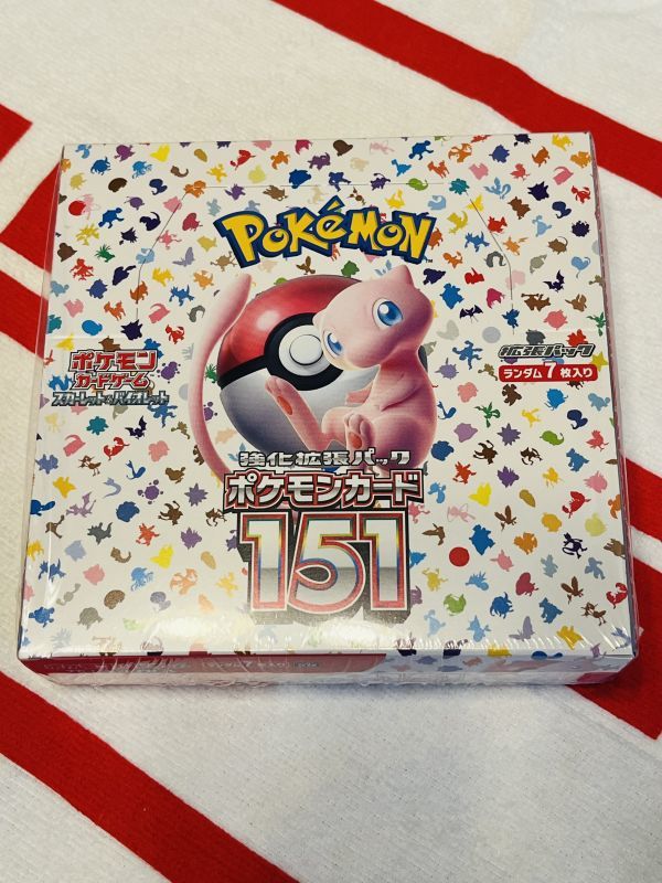 全国送料無料！激レア！シュリンク付！ポケモンカード BOX 151 台湾