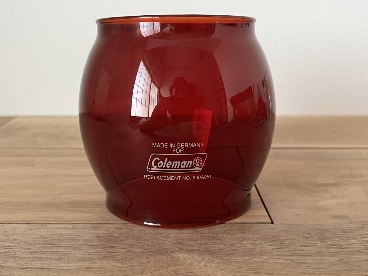 【 未使用 デッドストック 】PYREX パイレックス レッド Coleman 200 242 243 互換 ガラス グローブ コールマン ランタン キャンプ_画像4