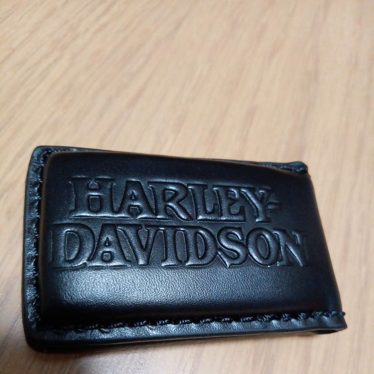 ▼Harley-Davidson≪マネークリップ　1個≫レザー　革　ハーレーダビッドソン　財布