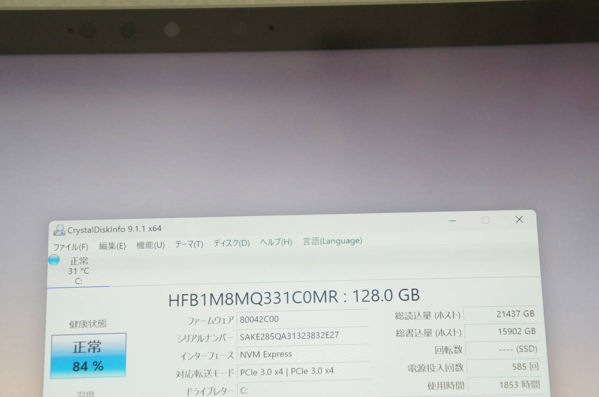  used Win11 Pro Microsoft Surface Pro 7 PVQ-00014 12.3 -inch /Core i5 1035G4|8GB|SSD128GB/2736×1824 (2)