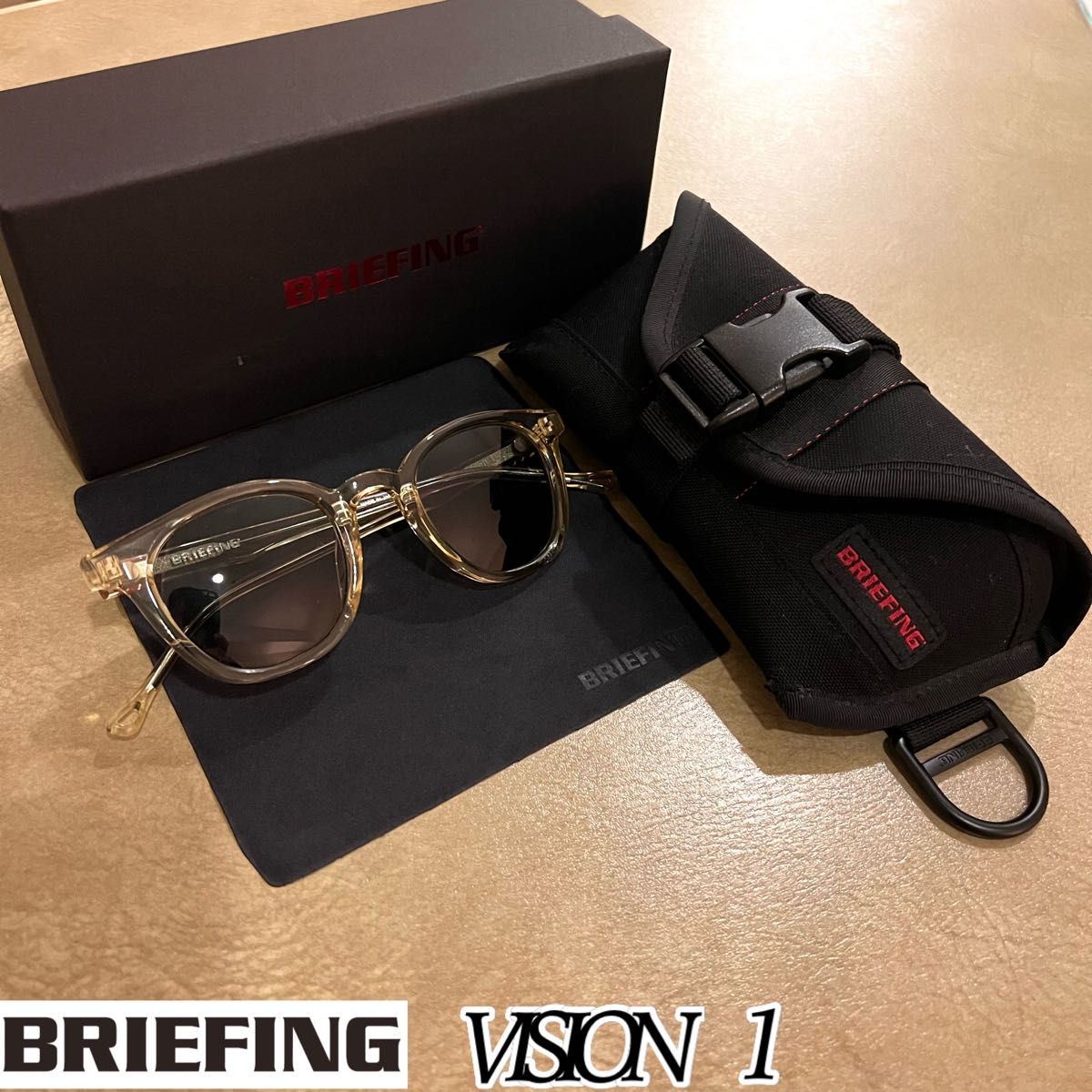 希少レア】BRIEFING EYEWER VISION1 ブリーフィング サングラス 希少レア】BRIEFING EYEWER VISION1 ブリーフィング サングラス