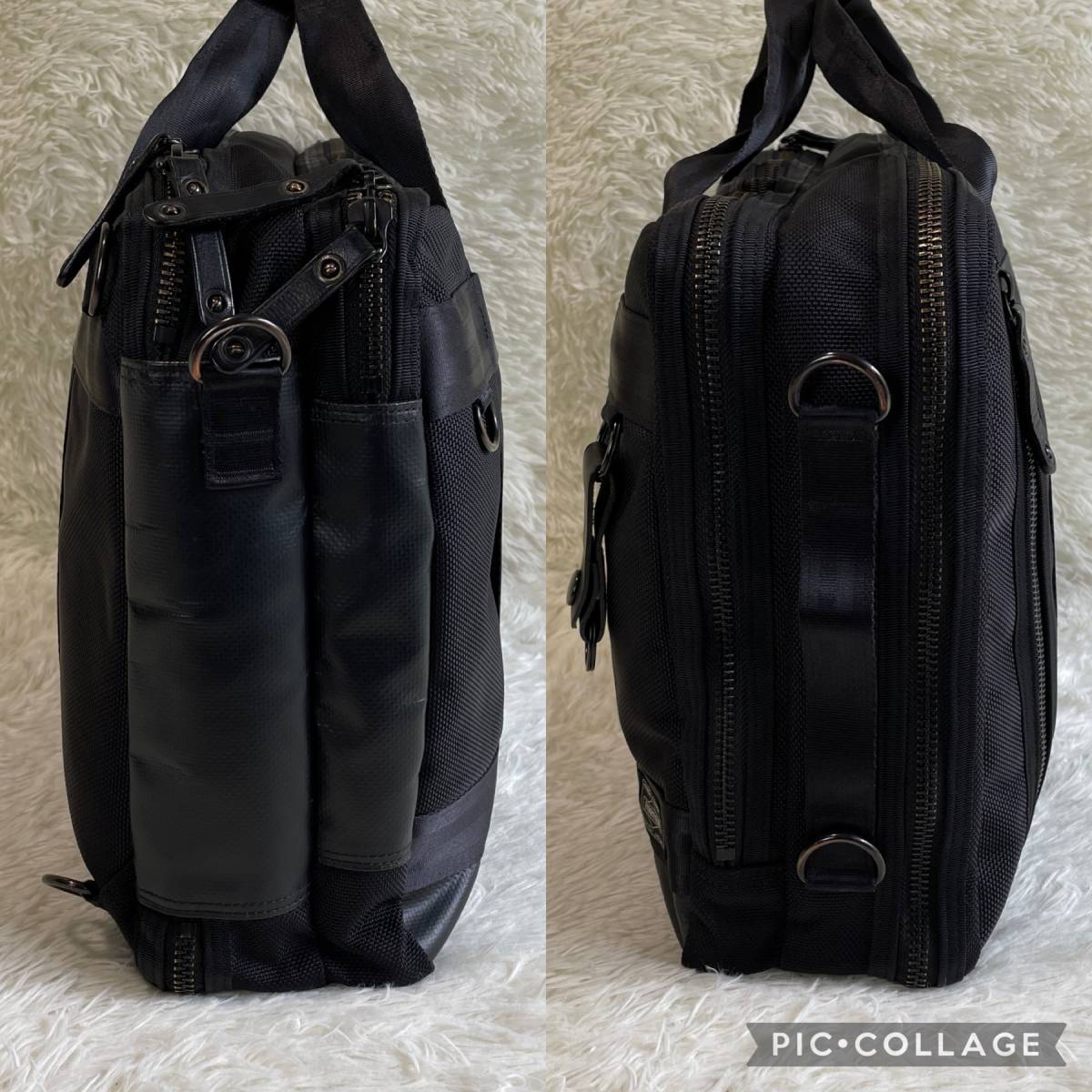 1円〜 美品◎ PORTER HEAT 3way ブリーフケース ビジネスバッグ