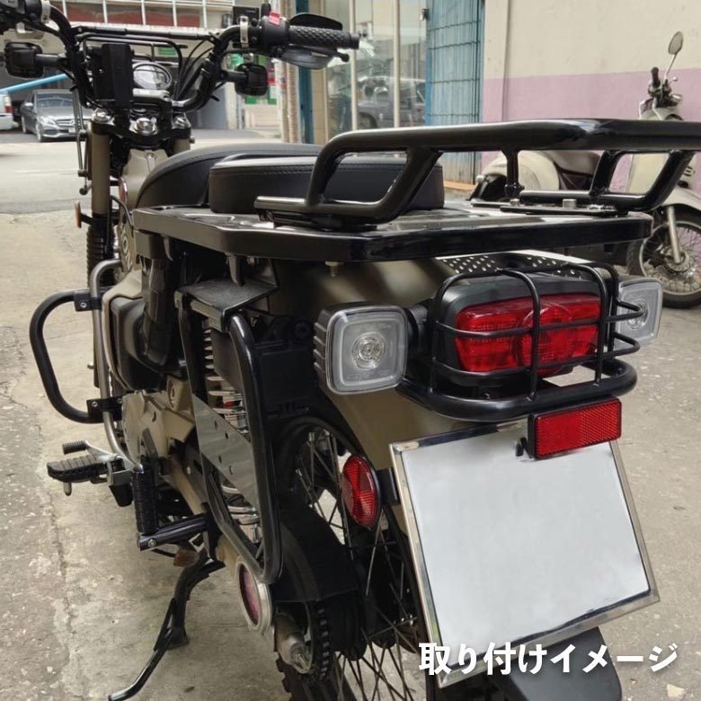 新品 HONDA ハンターカブ CT125用テールランプガードカバー オススメ アクセサリー ツーリング バイク 二輪 バイク キャリ_画像6