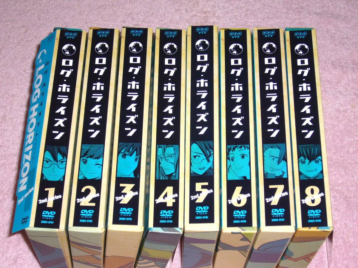 新作モデル DVD ログ・ホライズン 全8巻 初回限定版 第2シリーズ ら行