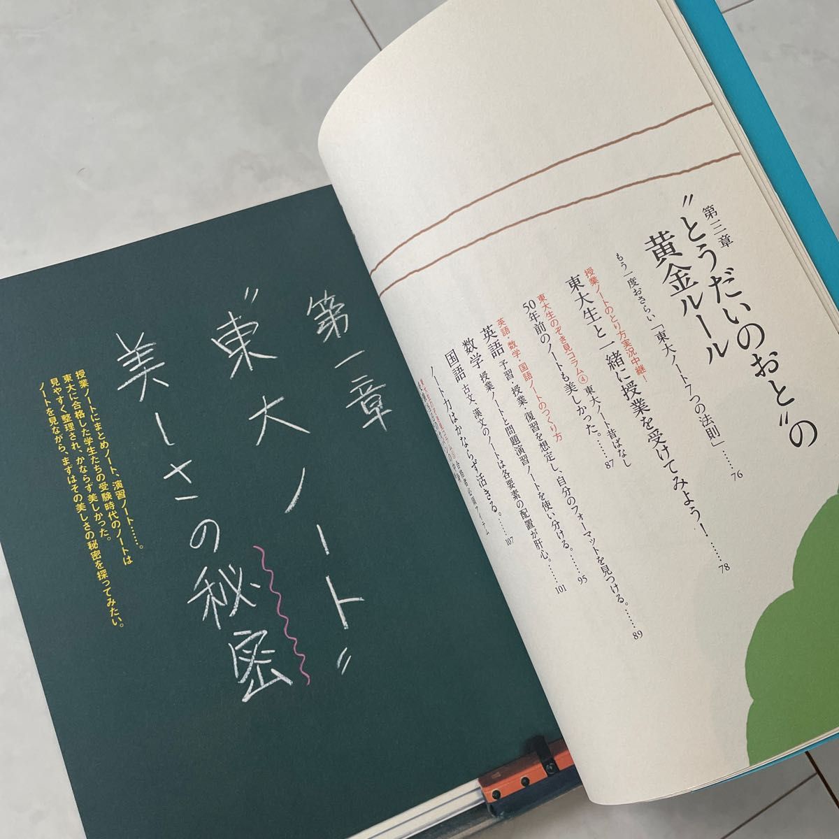 東大合格生のノートはかかならず美しい　　書き込みなし