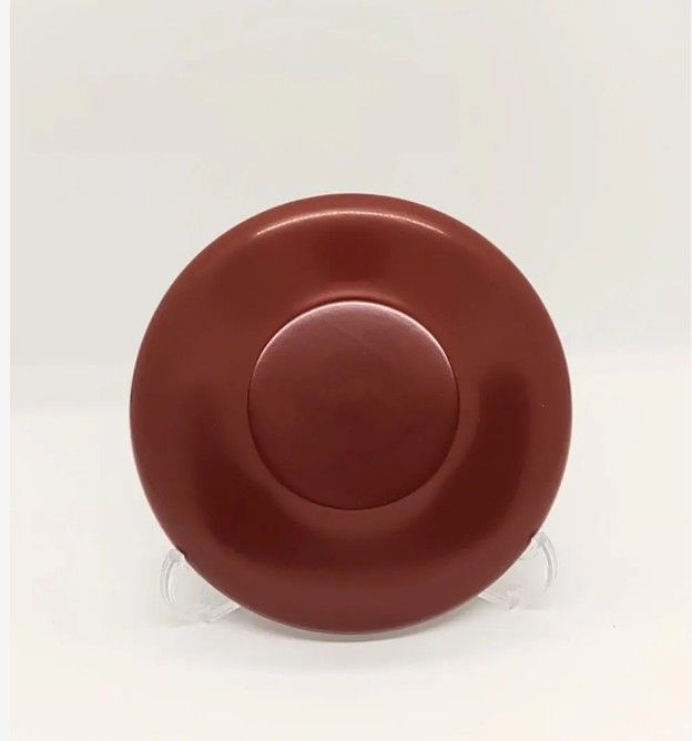未使用 漆塗り 木製茶托 赤 美品 美術工芸品 5客揃