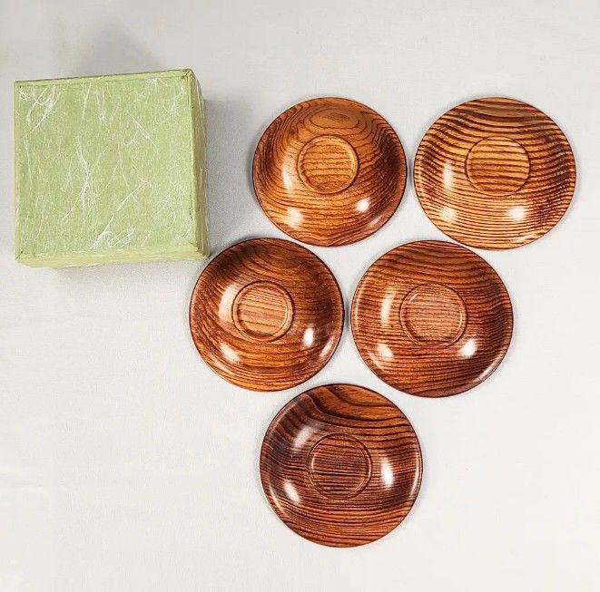 即購入OK】未使用 茶托 肥松 キャッアイ効果 希少 美品 茶道具 美術工芸品-
