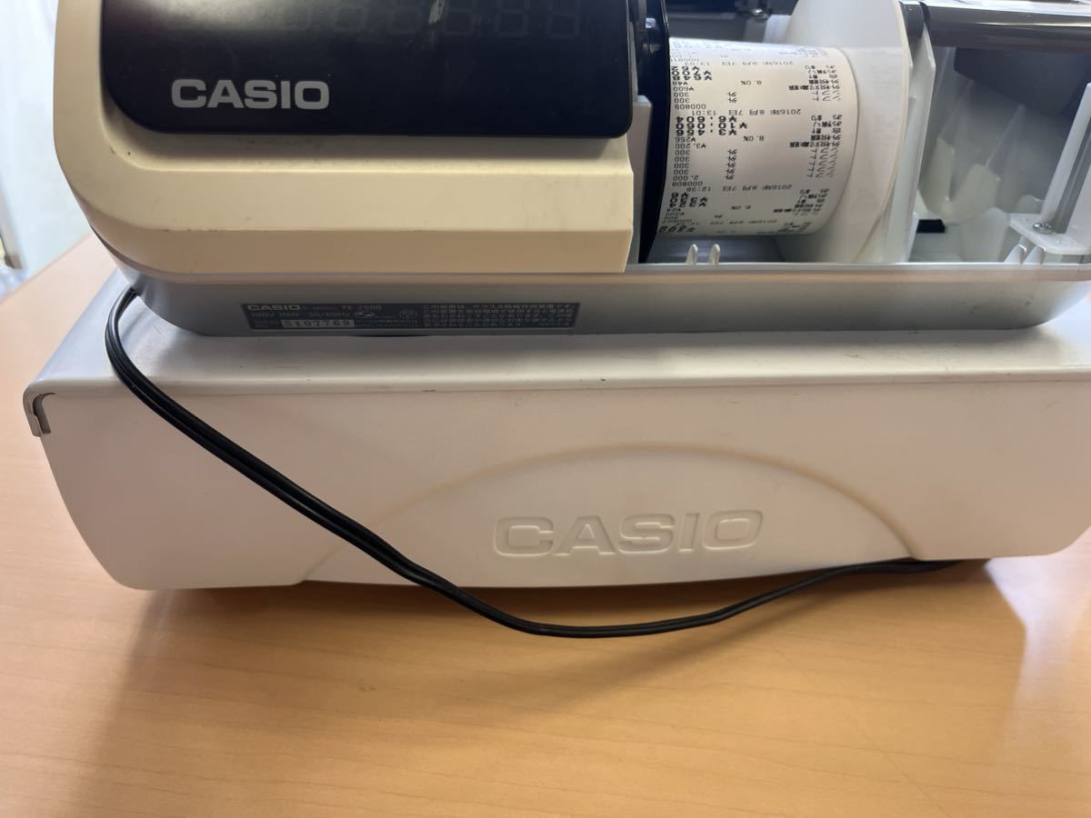 CASIO カシオ カシオレジスター TE-2500 通電確認済み_画像6