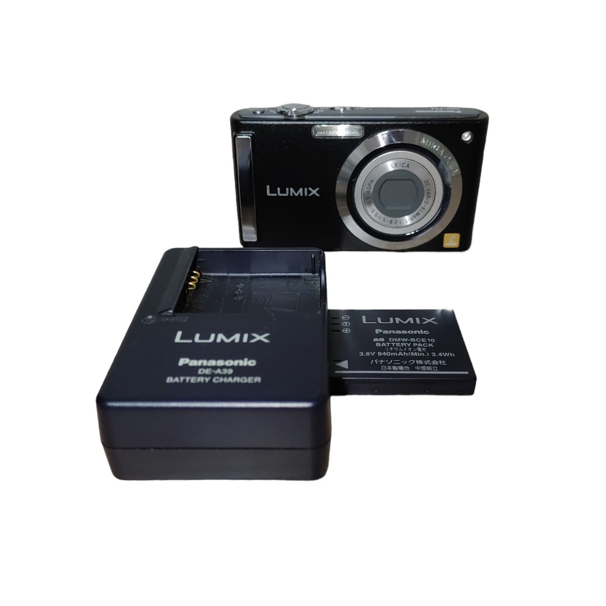 Panasonic LUMIX DMC-FS3 デジタルカメラ ブラック 動作品｜PayPayフリマ