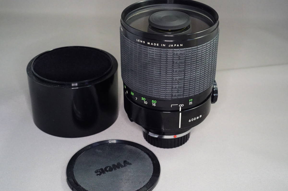 SIGMA MIRROR-TELEPHOTO MULTI COATED 600mm F8 動作・光学良好品 OM
