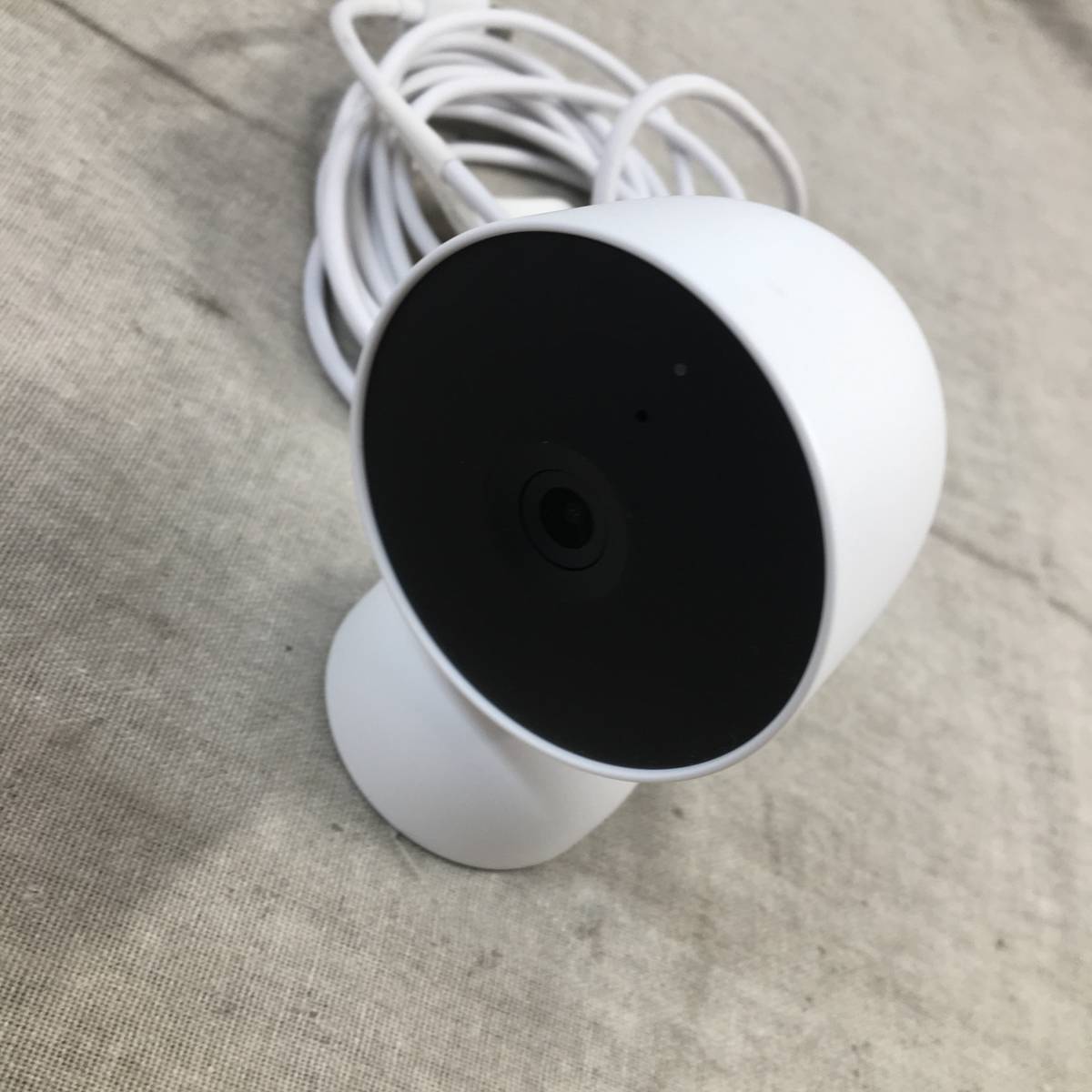 Google Nest Cam(屋内用/電源アダプター式) GA01998-JP ホワイト ネストカム GJQ9T