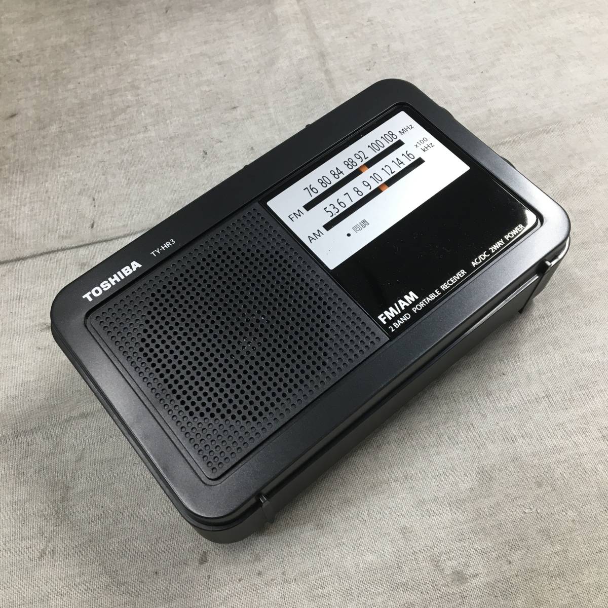 ビッグ割引 未使用新品 東芝 ラジオ TY-HR3 AM FM ワイドFM 電池長持ち