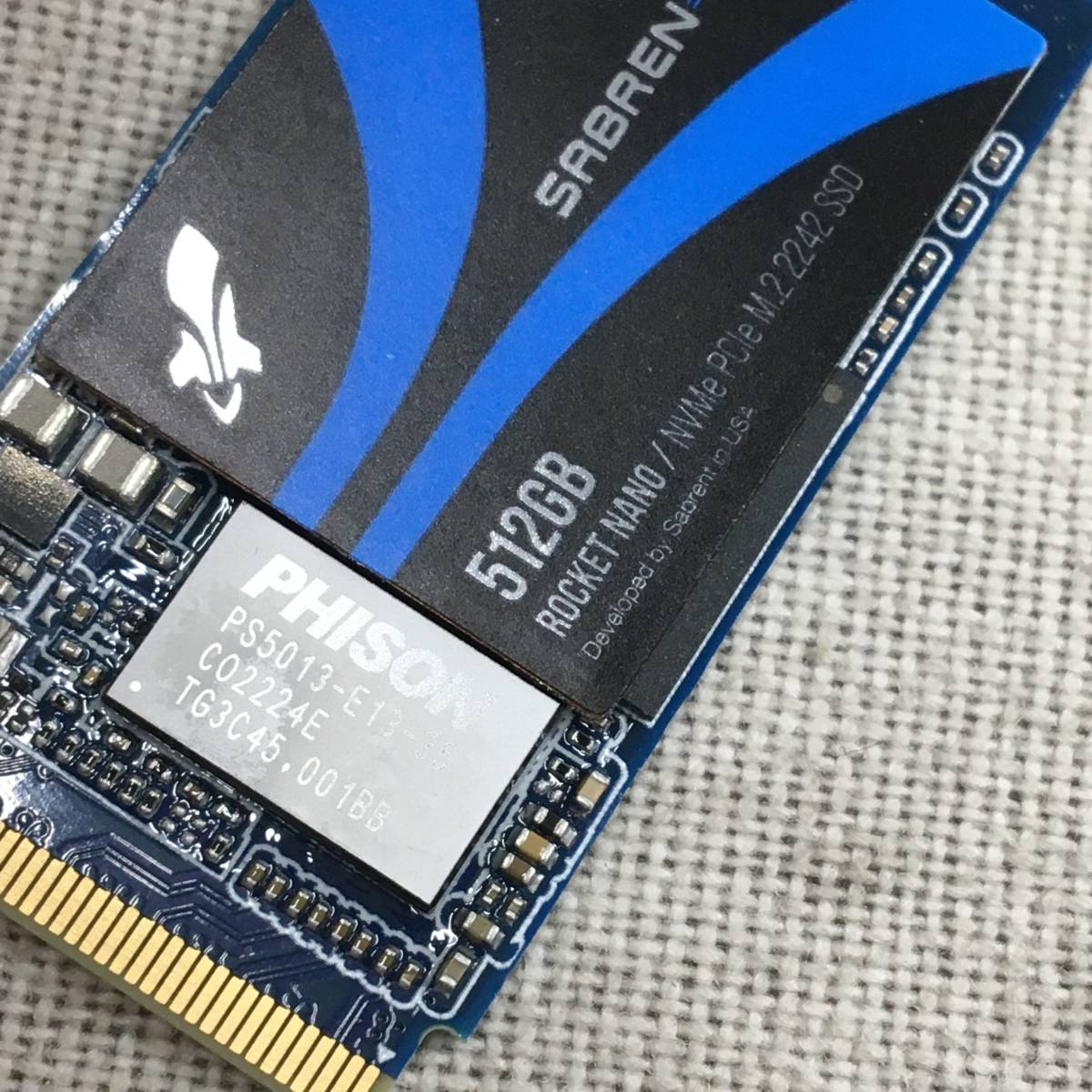 SABRENT SSD 512GB、M.2 SSD 512GB、NVMe 512GB PCIe M.2 2242、内蔵