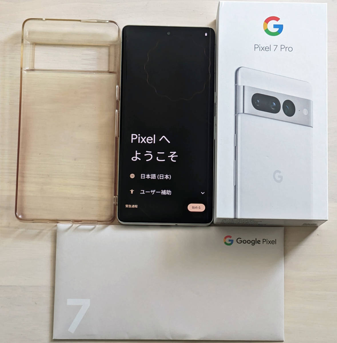 美品】Google Pixel 7 Pro Snow 白 ホワイト 128GB SIMフリー(Android