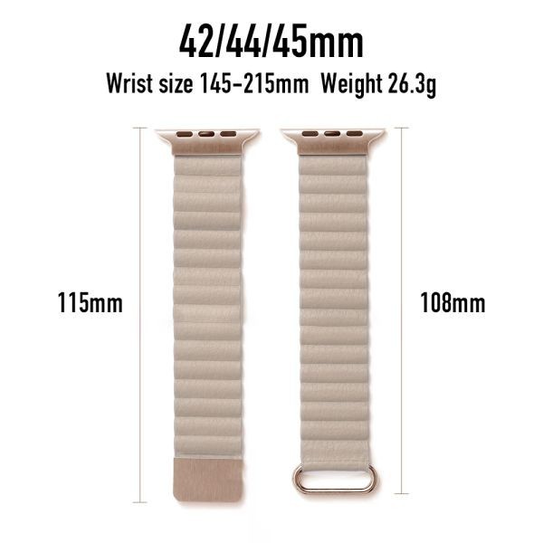 Apple band beige Watch Apple watch leather 42mm