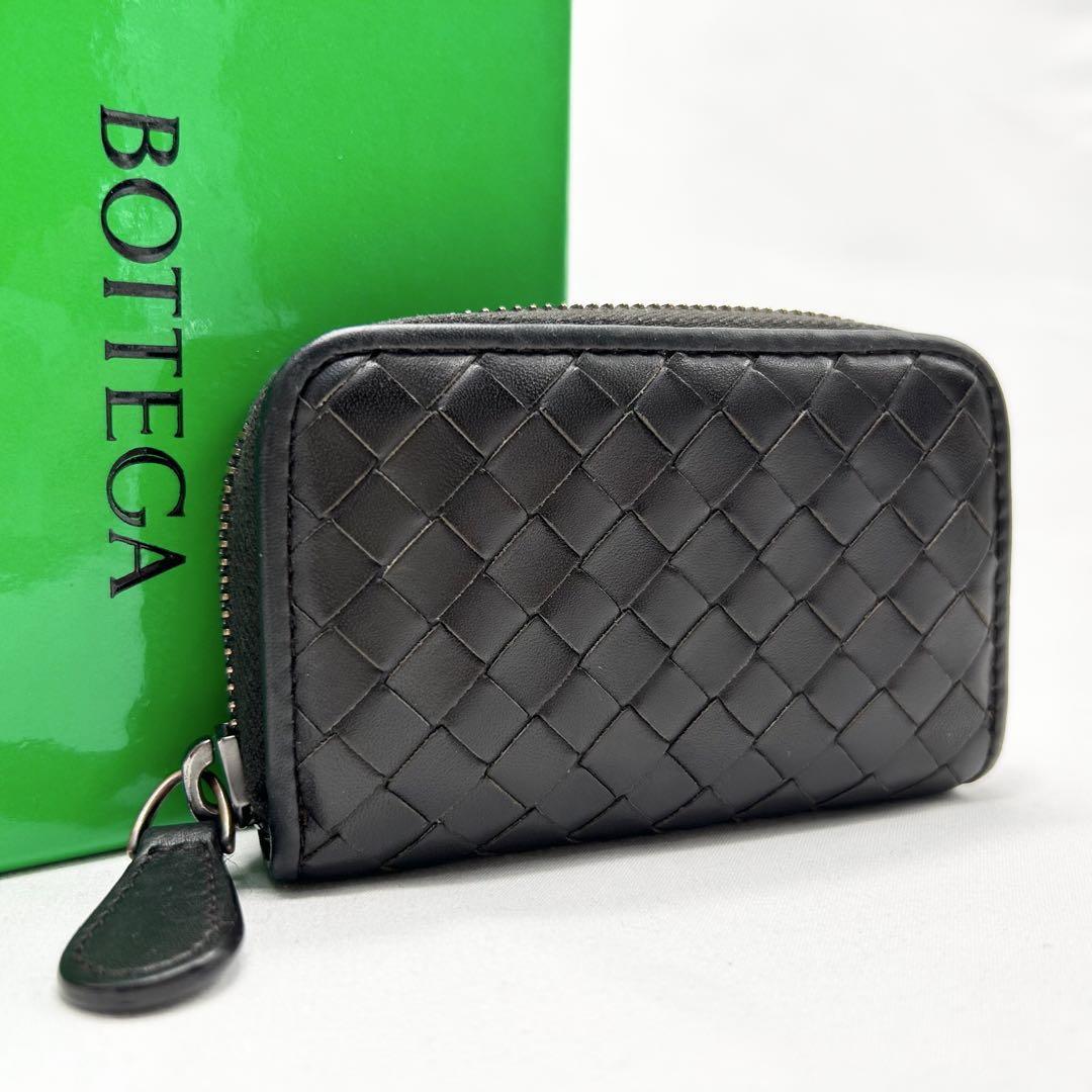 極上美品】BOTTEGA VENETA ボッテガヴェネタ コインケース ラウンド