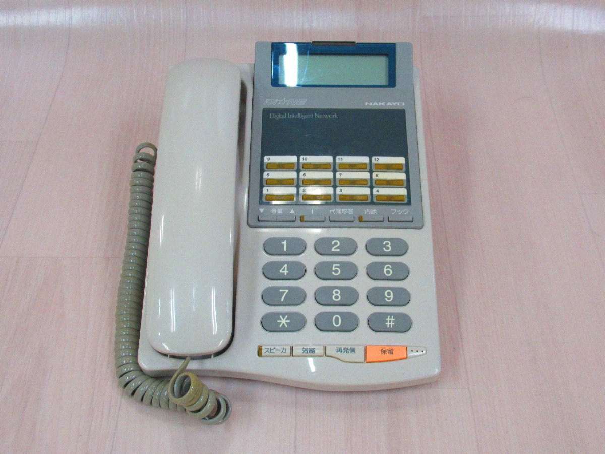 破格値下げ】 12ボタン標準電話機 ナカヨ 保証有 6051 YH △Ω NYC-12Gi