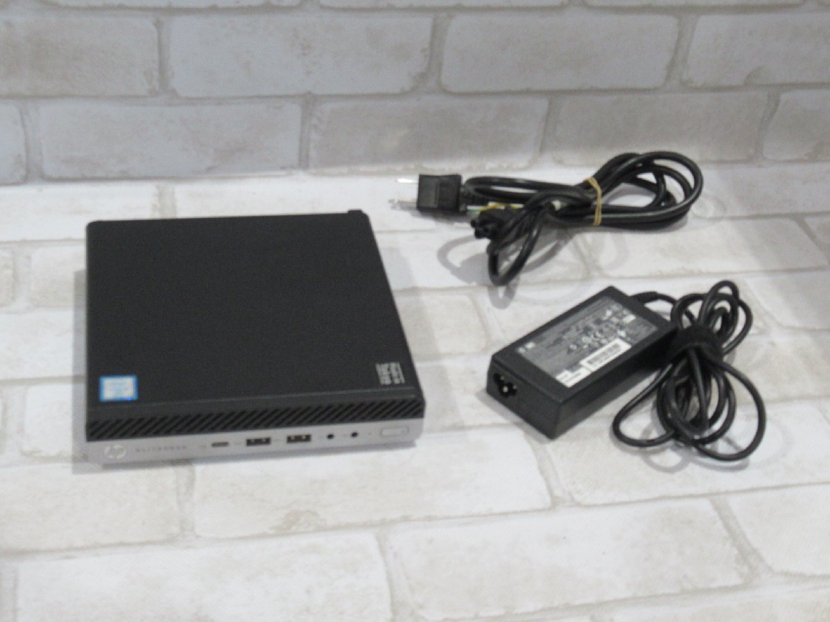 Ω 新TTPC 0643◆ 保証有 HP EliteDesk 800 G3 DM 35W (Japan) PC ミニ型【 Win10 Pro / Core i5-6500T / 8.00GB / HDD:500GB 】_画像1