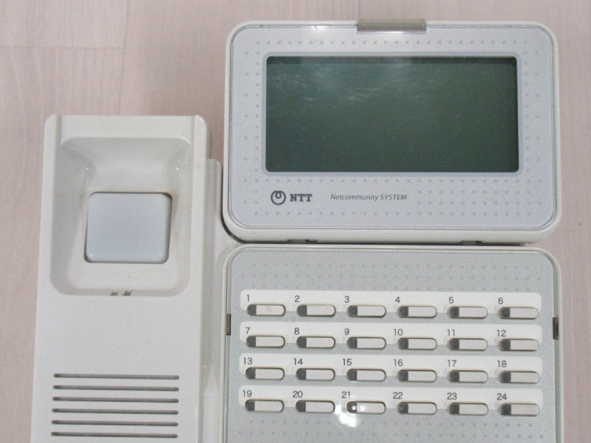 Ω XL2# 13802# 保証有 NTT【 GX-(24)STEL-(2)(W) 】(2台セット) 14年 GX 24ボタンスター電話機 取扱説明書付き 領収書発行可能_画像3
