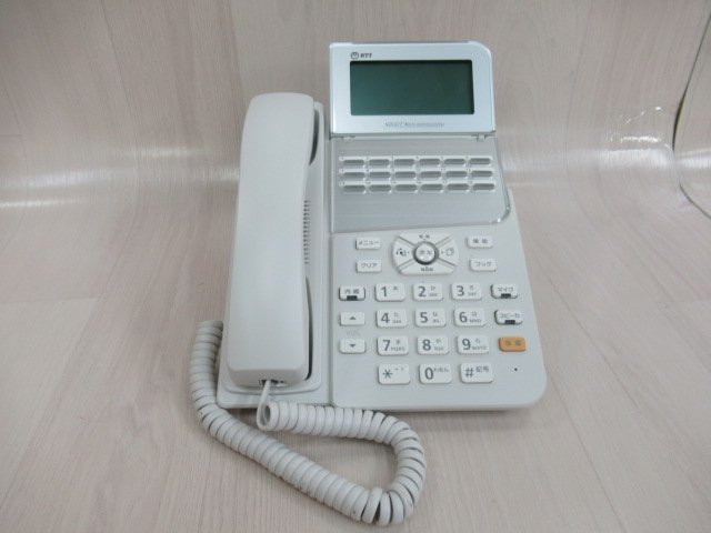 メーカー公式 Ω ZZX1 13421※保証有 NTT ZX-(18)IPTEL-(1)(W) 18ボタン