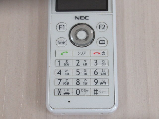 ΩYI 440 o 保証有 19年製 NEC Carrity-NW PS8D-NW コードレス電話機 取説・電池付 初期化済 綺麗目 2台セット_画像4