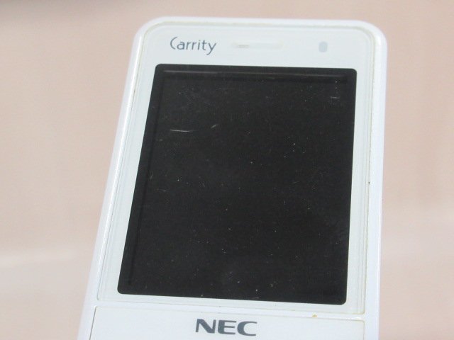 ΩYI 440 o 保証有 19年製 NEC Carrity-NW PS8D-NW コードレス電話機 取説・電池付 初期化済 綺麗目 2台セット_画像3