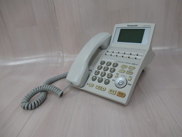 Ω保証有 ZK1 6146) VB-F411K-W パナソニック LaRelier ラ・ルリエ 12ボタン漢字標準電話機 中古ビジネスホン 領収書発行可能 同梱可_画像1