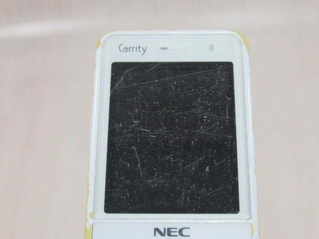 ΩYI 492 o 保証有 15年製 NEC Carrity-NW PS8D-NW コードレス電話機 取説・電池付 初期化済_画像3