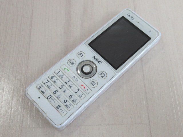 ΩYI 495 o 保証有 13年製 NEC Carrity-NW PS8D-NW コードレス電話機 取説・電池付 初期化済_画像2