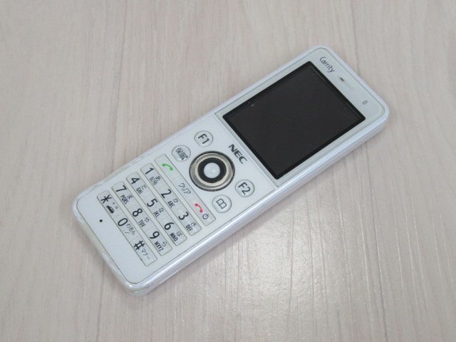 ΩYI 500 o 保証有 19年製 NEC Carrity-NW PS8D-NW コードレス電話機 取説・電池付 初期化済_画像2