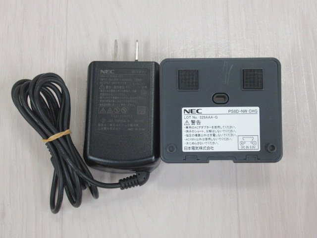 ΩYI 501 o 保証有 20年製 NEC Carrity-NW PS8D-NW コードレス電話機 取