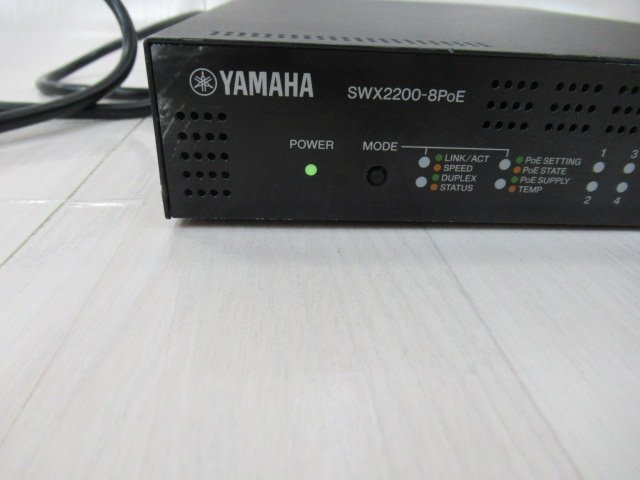 国産品 Ω ア 13563※保証有 YAMAHA/ヤマハ SWX2200-8PoE スマートL2