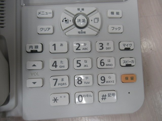 Ω保証有 ZK2 6223) ZX-(18)STEL-(1)(W) 2台 [22年、21年] NTT αZX 18ボタンスター標準電話機 中古ビジネスホン 領収書発行可能 同梱可_画像10