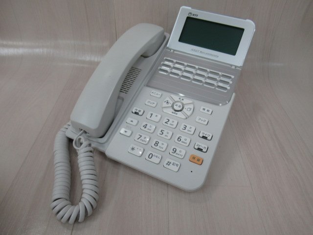 Ω保証有 ZK2 6223) ZX-(18)STEL-(1)(W) 2台 [22年、21年] NTT αZX 18ボタンスター標準電話機 中古ビジネスホン 領収書発行可能 同梱可_画像2