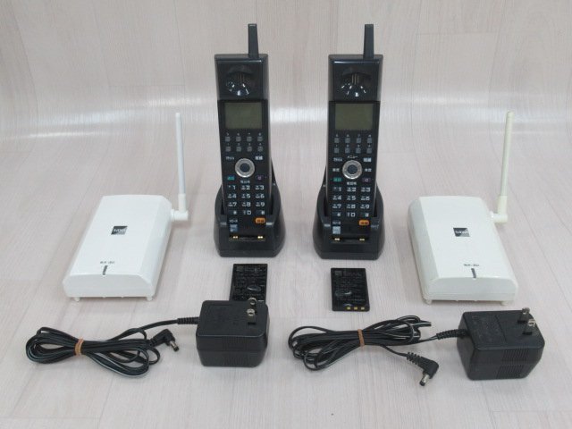 最先端 2台セット WS805(K) コードレス電話機 PLATIAⅡ SAXA サクサ