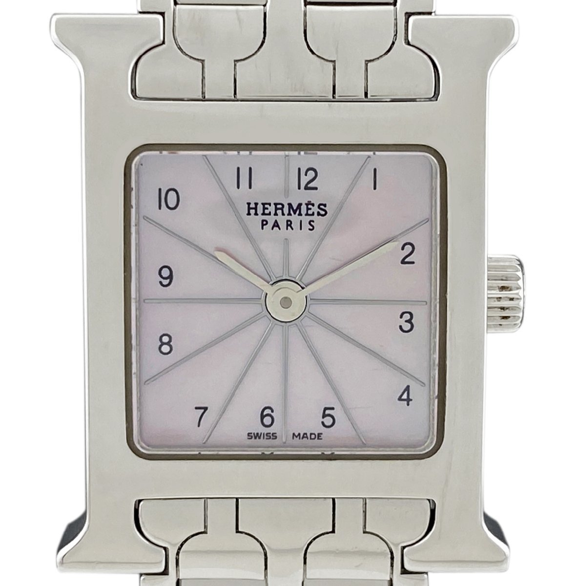 売れ筋アイテムラン HERMES エルメス Hウォッチ 【中古】 レディース