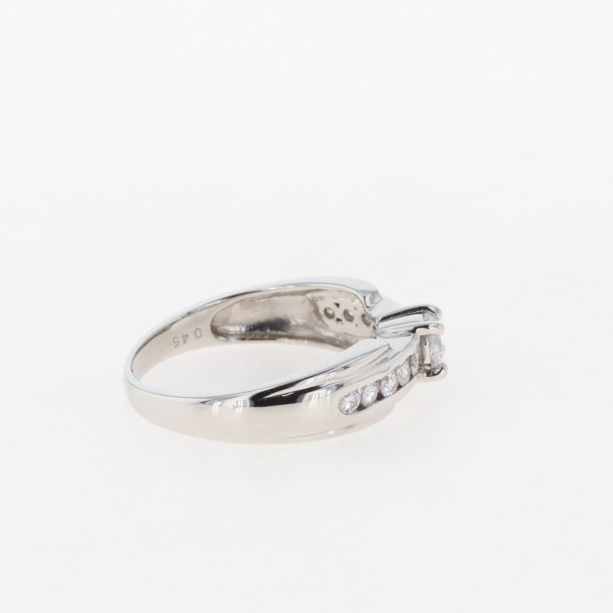 メレダイヤ デザインリング プラチナ 指輪 リング 10号 Pt900