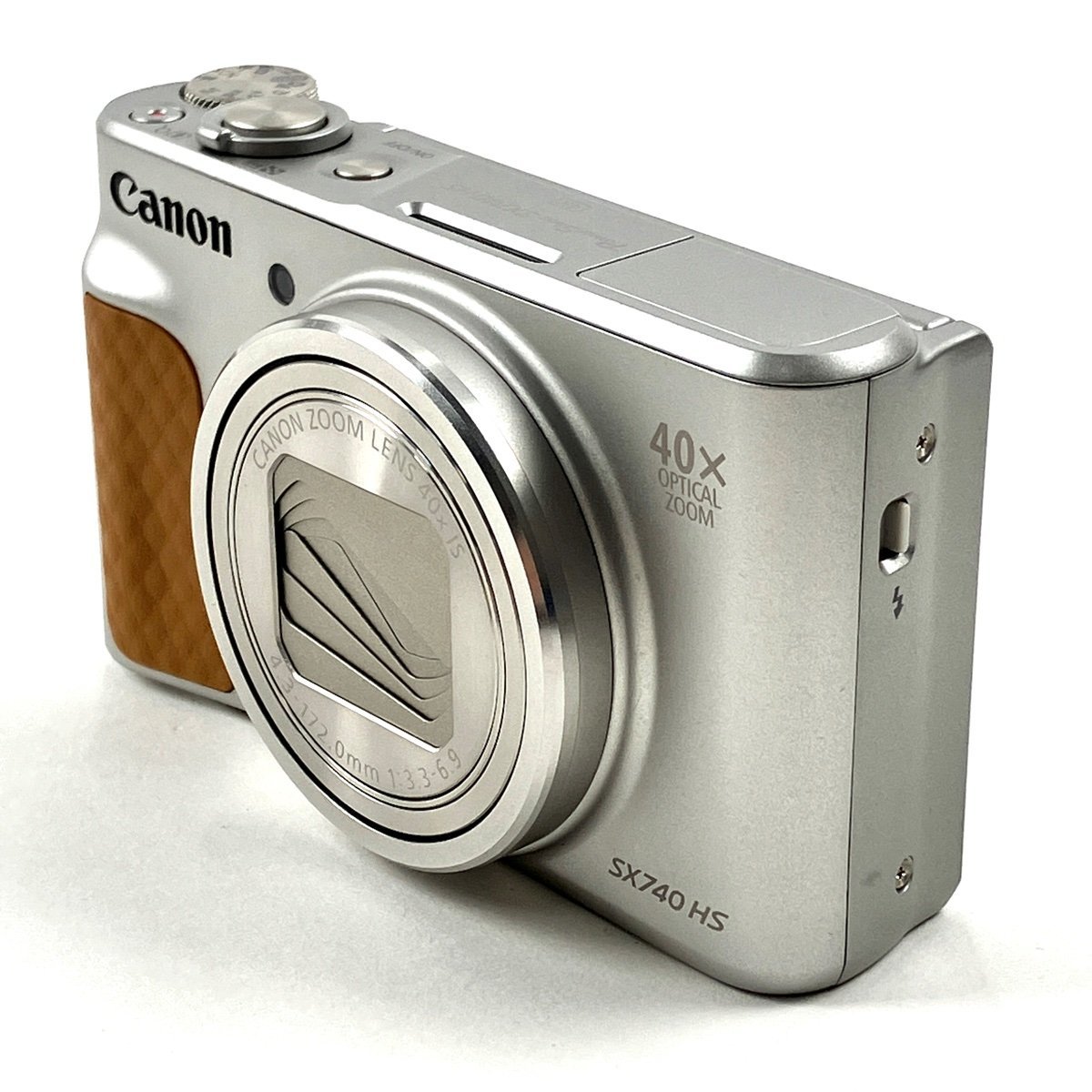 東京銀座 キヤノン Canon PowerShot SX740HS シルバー コンパクトデジタルカメラ 【中古】