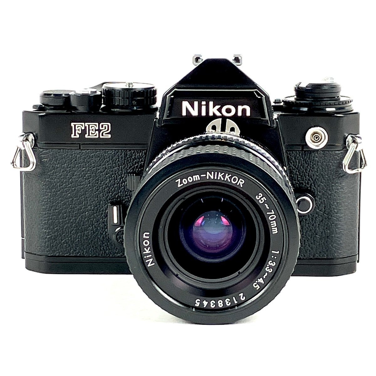 ニコン Nikon FE2 ブラック + Ai-S NIKKOR 35-70mm F3.3-4.5［ジャンク品］ フィルム マニュアルフォーカス 一眼レフカメラ 【中古】_バイセル 31056_1