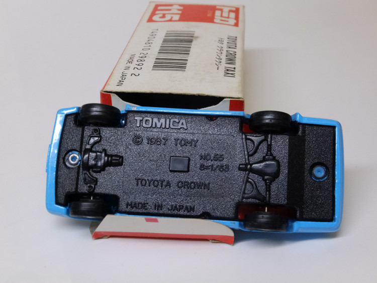 Tomica紅盒115 [日本製]豐田皇冠出租車 原文:トミカ　赤箱　115【日本製】　トヨタ　クラウンタクシー