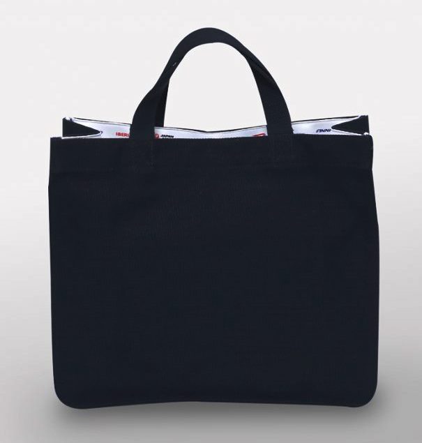 JAL one world tote bag ( navy ) bottom board attaching 