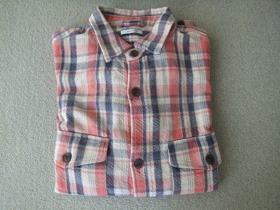 完売品 BAYFLOW 西海岸 カリフォルニア ビンテージ加工 チェックシャツ ネルシャツ ジャケット 3 L ピンク